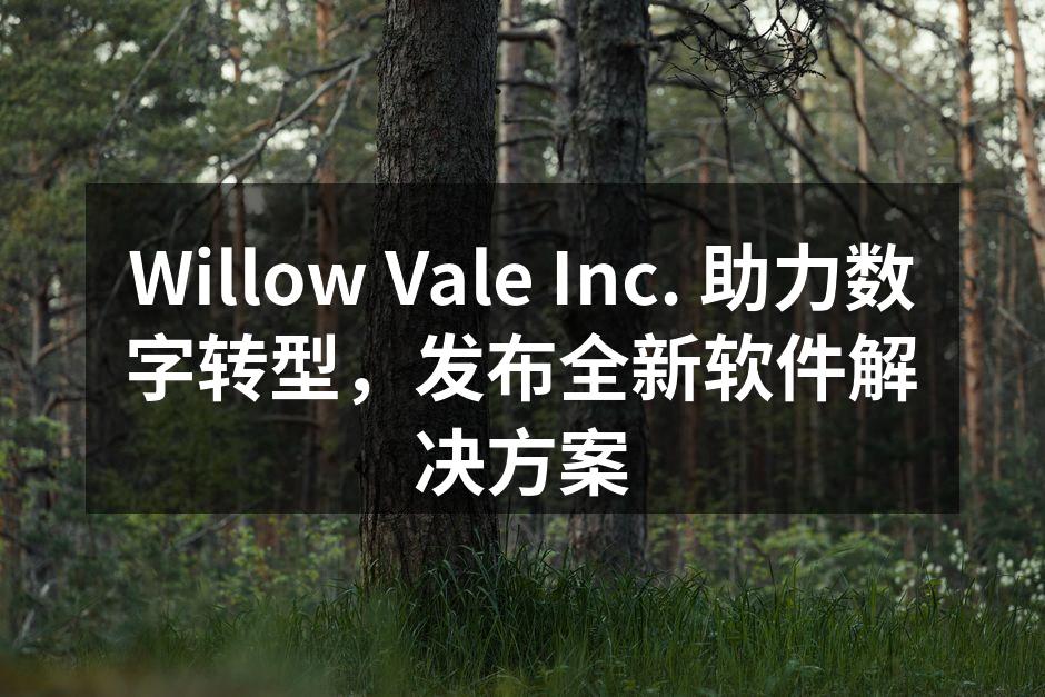 Willow Vale Inc. 发布会现场